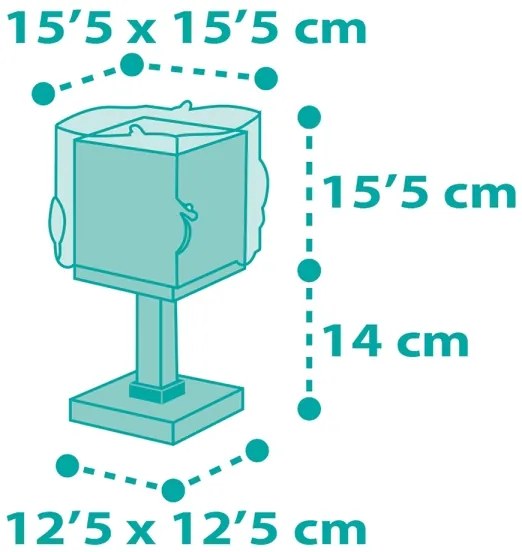 Dalber 63441 - Gyermek lámpa MERMAIDS 1xE14/60W/230V
