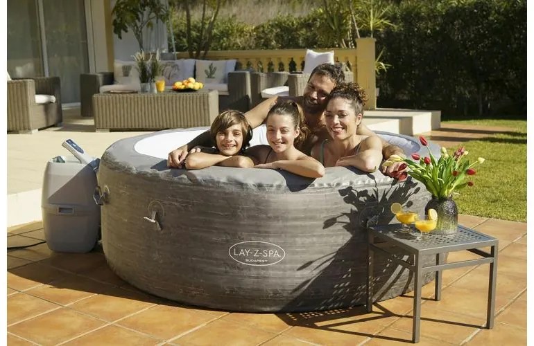 Bestway Lay-Z-Spa Budapest AirJet masszázsmedence 196 x 66 cm (60179)