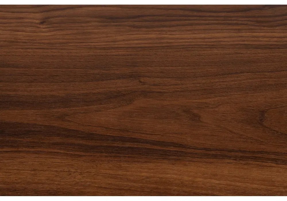 Barna TV-állvány diófa dekorral 120x50x40 cm Stripes – White Label