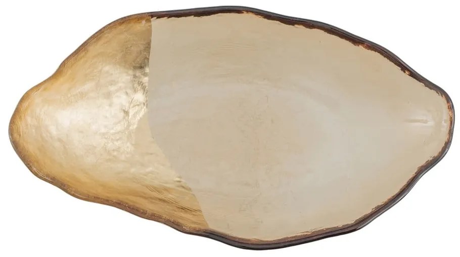 Üveg dekoratív tál 13x23 cm – Ixia