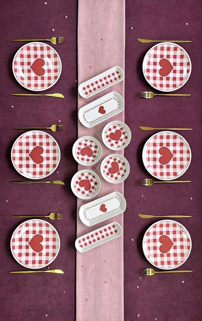 Love 14 - Pink, White