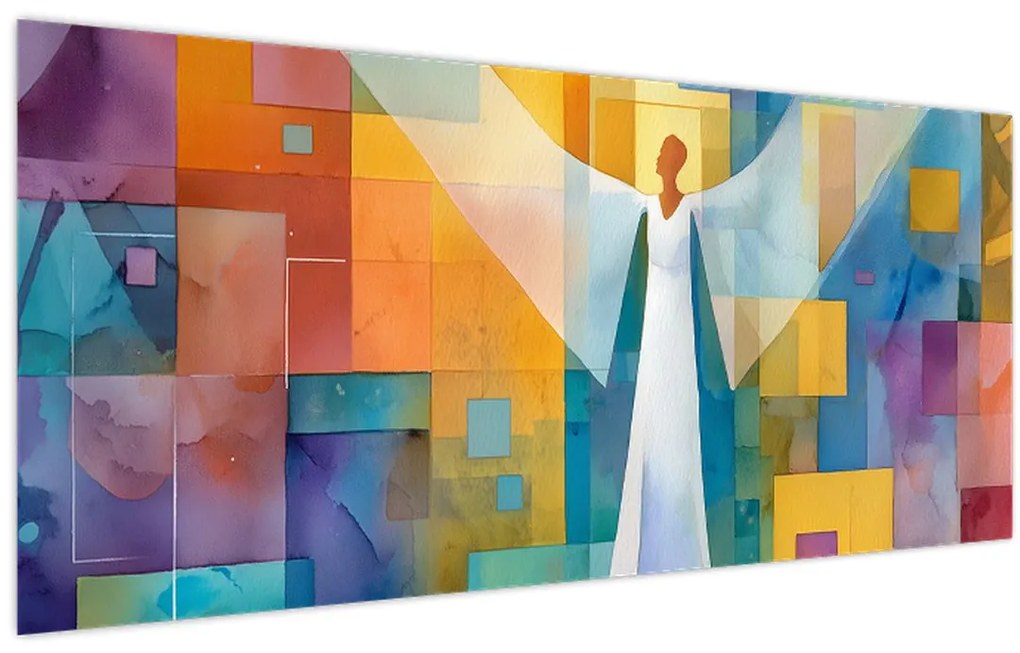 Kép - Geometrikus angyal (120x50 cm)
