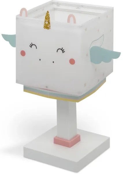Dalber 64591 - Gyereklámpa LITTLE UNICORN 1xE14/8W/230V