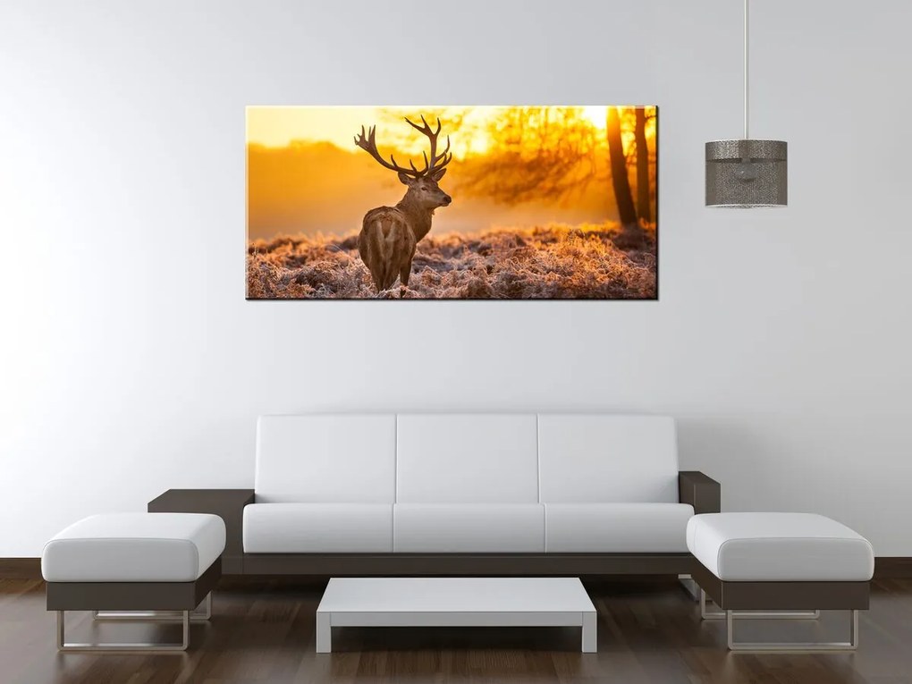 Gario Vászonkép Eros szarvas Méret: 100 x 70 cm