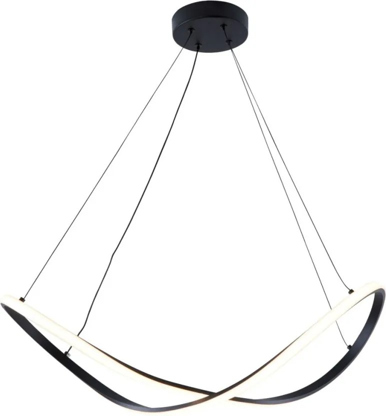 ZUMA LINE 19600P-BK ERDA Modern Led Függesztett Lámpa Fekete LED IP20