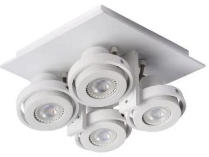 Lucide 17906/21/31 - LED Dimmelhető spotlámpa LANDA 4xGU10/5W/230V fehér