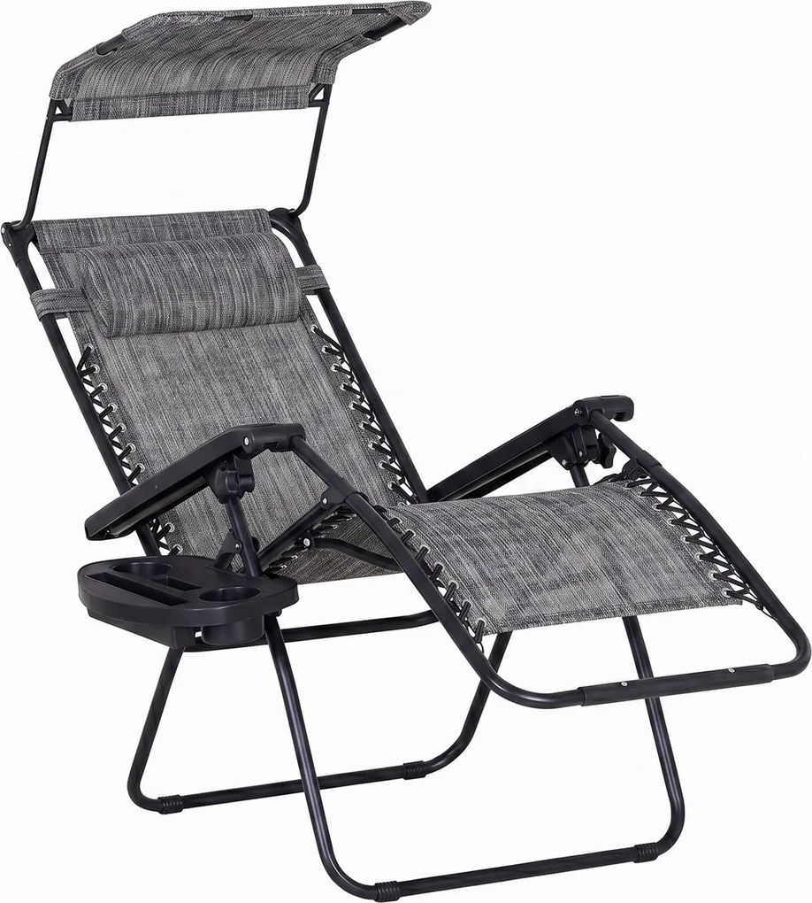 Avenberg Palmas pihenőfotel, szürke, 67 x 90 x 110cm