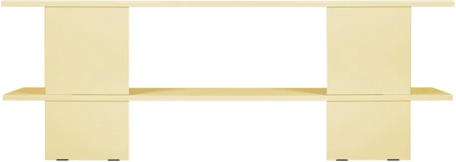 Sárga fém polcos állvány 160x57x37 cm Hes – noo.ma