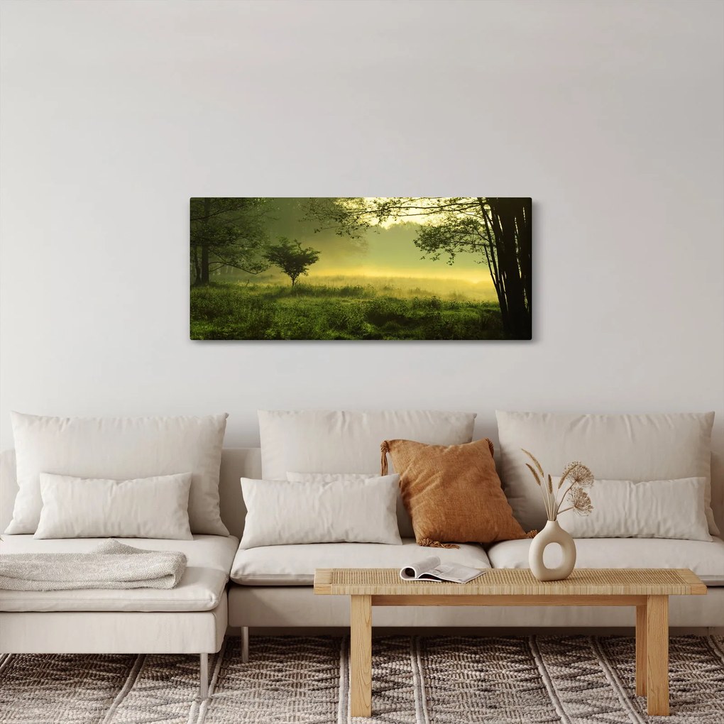 Kép - Ébredő erdő (120x50 cm)