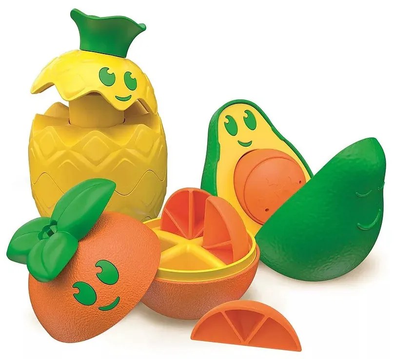 Gyümölcsös Friendly Faces formarakosgató baba játék, puzzle Clementoni