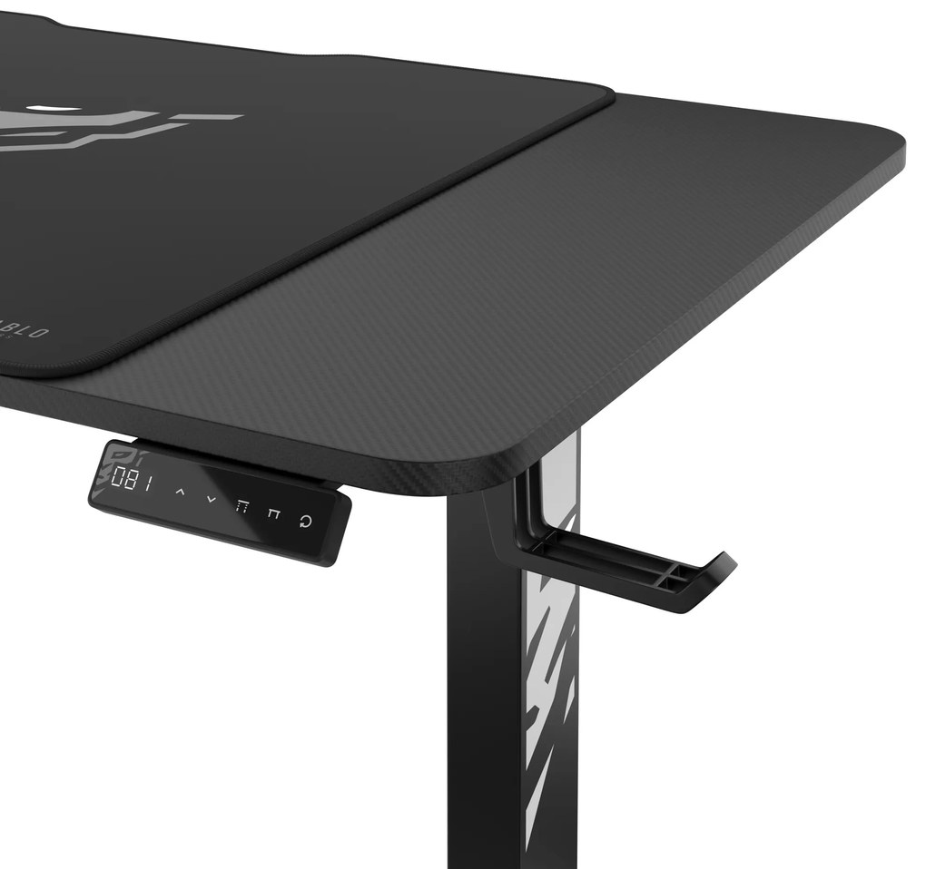 Diablo X-Tensio 1100 állítható magasságú íróasztal fekete