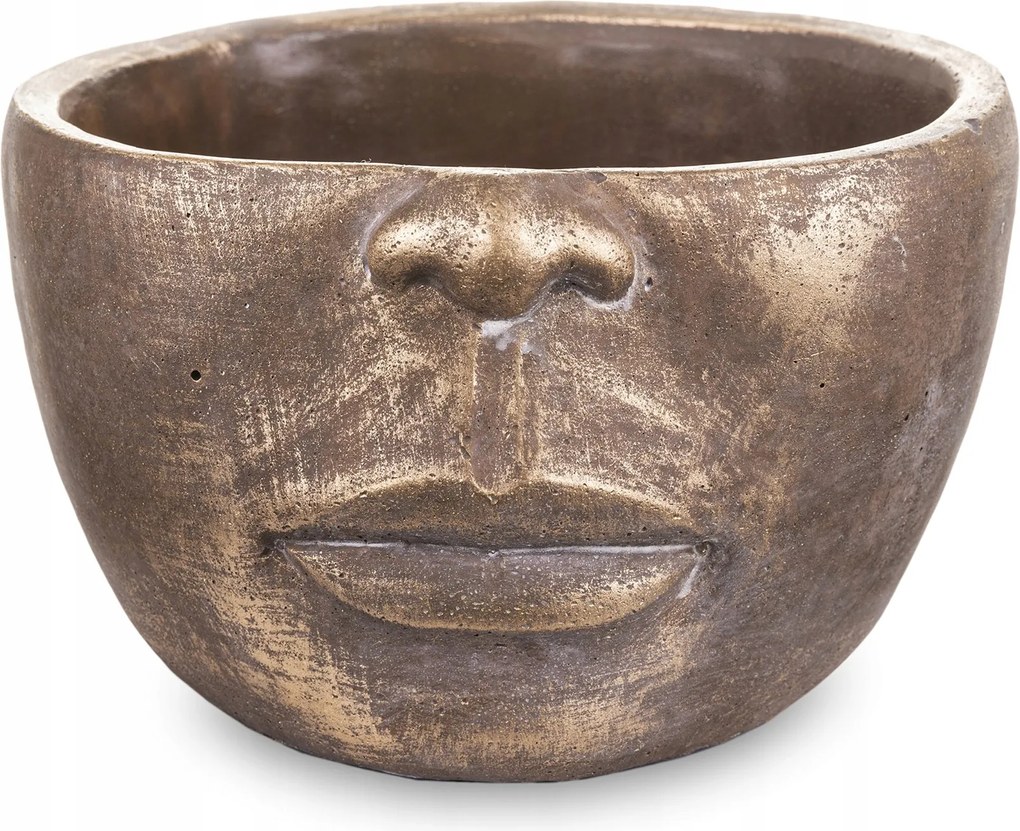 Beton fejvédő arc arany-bronz 24 DEcodomi