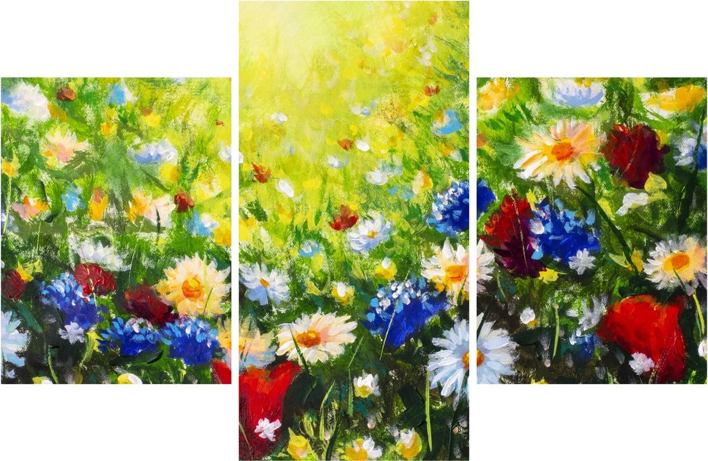 Vadvirágok képe (90x60 cm)