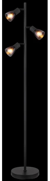Globo 54312-3S - Állólámpa SATELLA 3xE14/25W/230V fekete