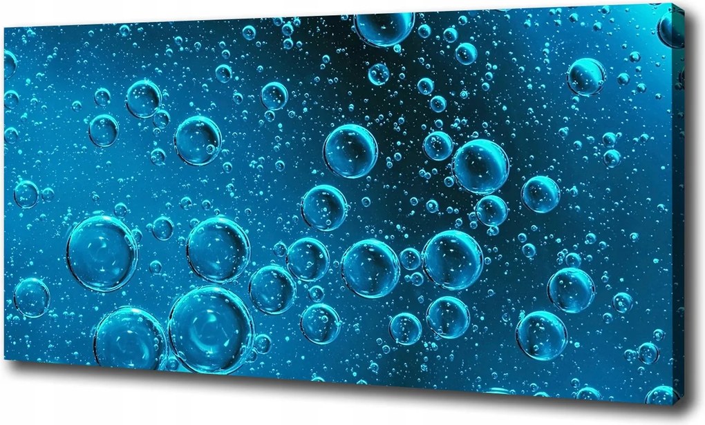 Vászonkép Buborékok a víz alatt 120x60 cm