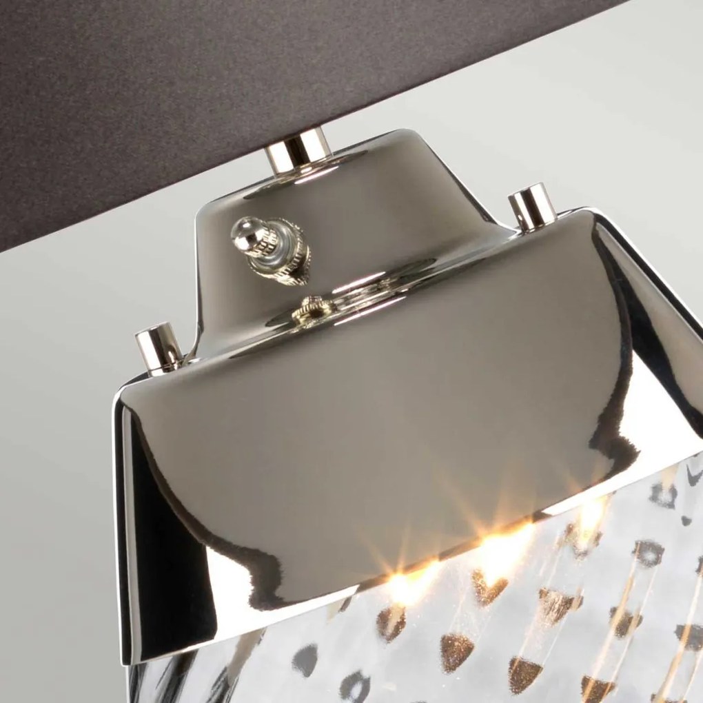 Elstead Lighting LENA LARGE LENA-TL-L-SMOKE Asztali lámpa 1X7W/GU10+1x60W/E27