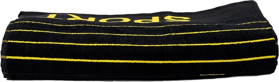 SPORT Strandtörölköző fekete 165x90cm