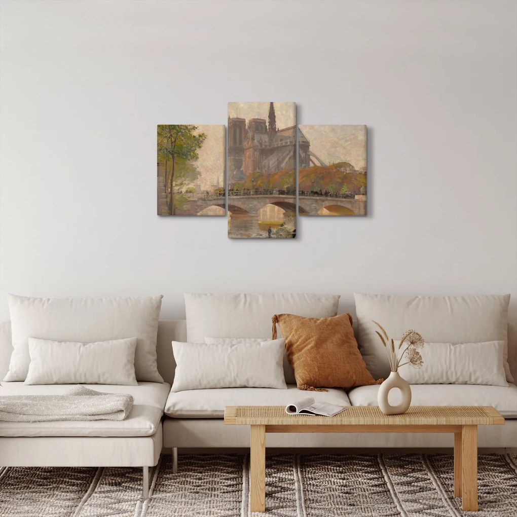 Kép - Robert William Vonnoh, Notre Dame de Paris, reprodukciók (90x60 cm)