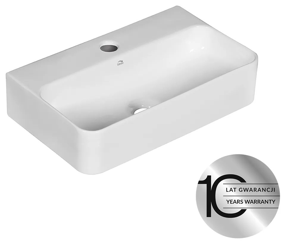Laveo Laveo, kerámia mosdó 455x285x105 mm, fehér fényes, LAV-VUK_6145