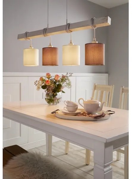 Eglo 49927 - LED csillár kábelen TOWNSHEND 2 4xE27/60W/230V