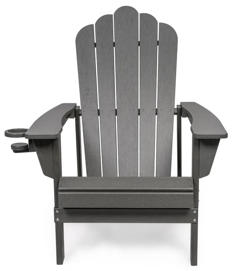 Szürke műanyag kerti fotel Adirondack – Bonami Selection