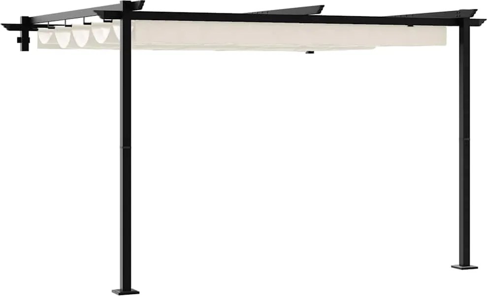 vidaXL Pavilon Krém 300 x 300 x 200 cm Poliészter