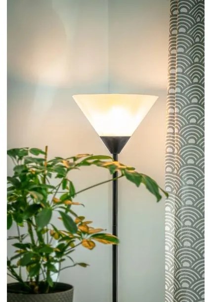 Lámpa Állólámpa BENFICA2, E27 max. 60W, E14 max.40W, műanyag + fém, fekete