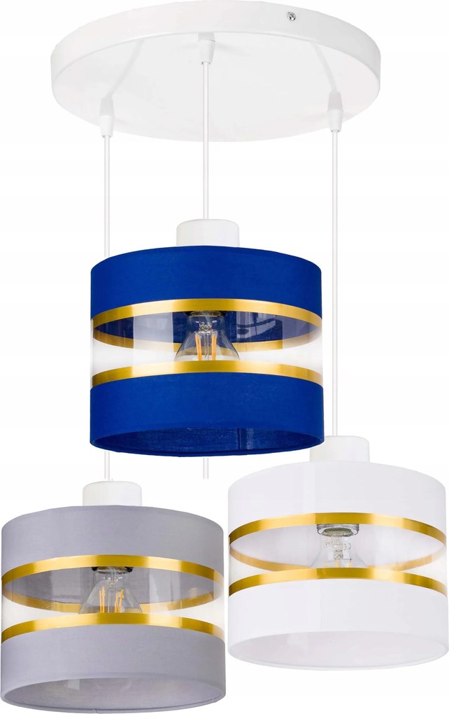 Függőlámpa Túlnyúló mennyezeti csillár Lámpabúra 3xE27