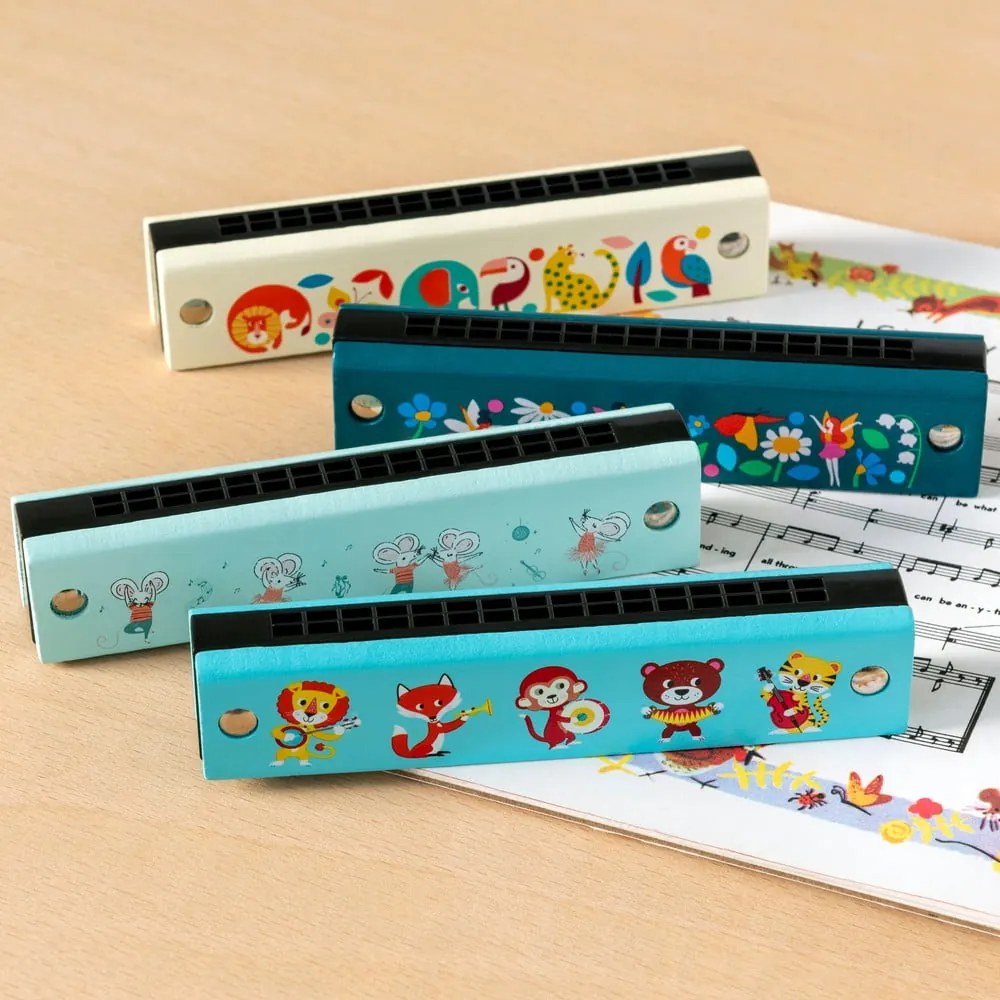 Játékhangszer Harmonica Fairies in the Garden – Rex London