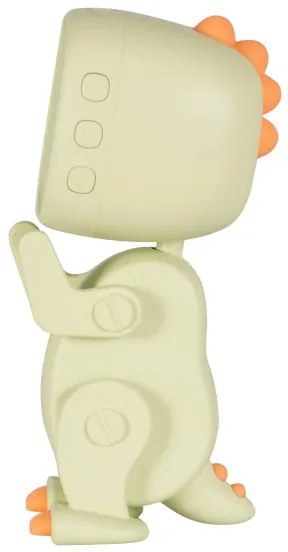 LED Dimmelhető éjjeli gyereklámpa ébresztőórával ROBOT LED/1W/5V 1200 mAh