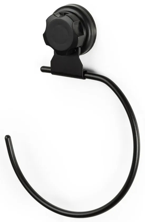 Bestlock Black Belt And Towel Support fekete öntapadós fali kéztörlőtartó - Compactor