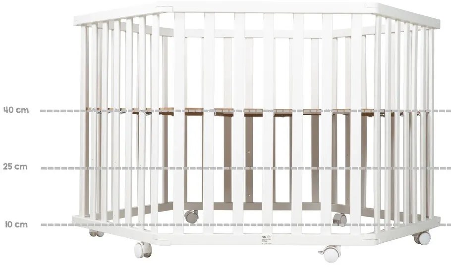 Fehér járóka 112x97 cm Roba style – Roba