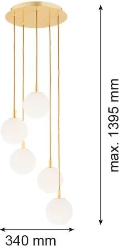 Argon PALOMA 2183 Függőlámpa 5x7W/E14 IP20