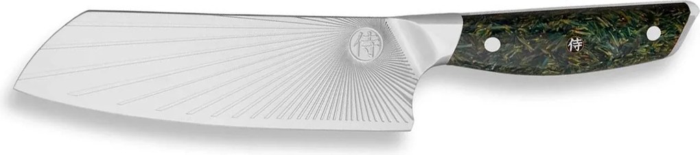 Santoku kés 185 Dellinger Sandvik Nortern Sun Green