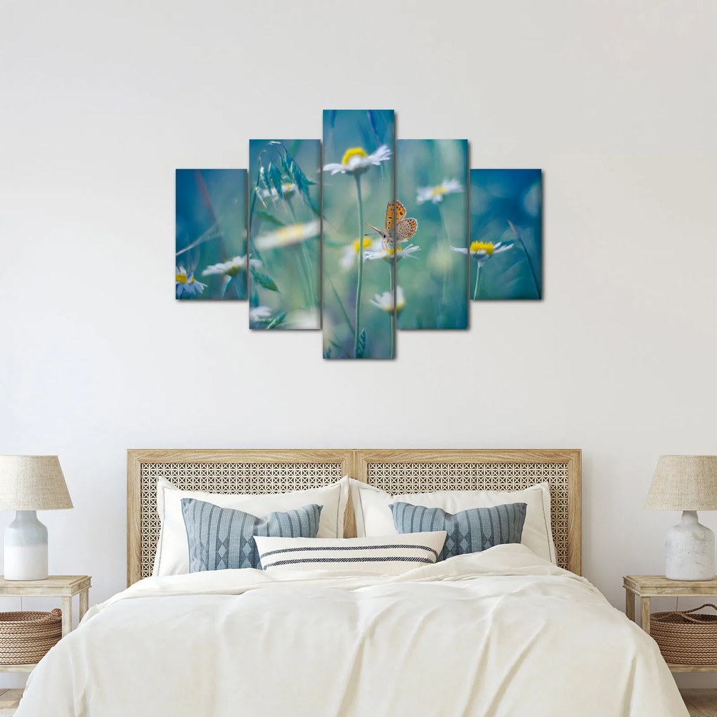 Kép - pillangó a százszorszépen (150x105 cm)