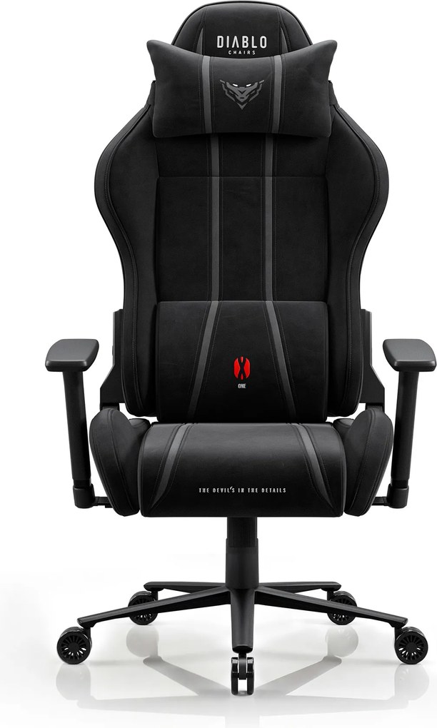 Gamer szék szövet fekete Normal Size: Diablo X-One 2.0 Burned Black
