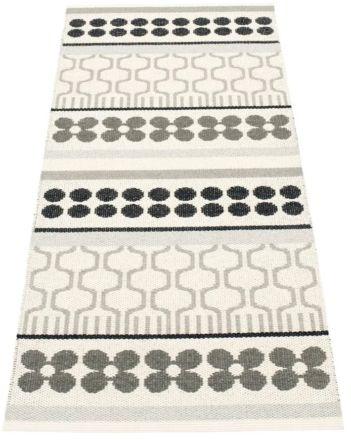 Szürke-krémszínű kültéri-beltéri futószőnyeg 70x180 cm Asta Warm Grey – Pappelina