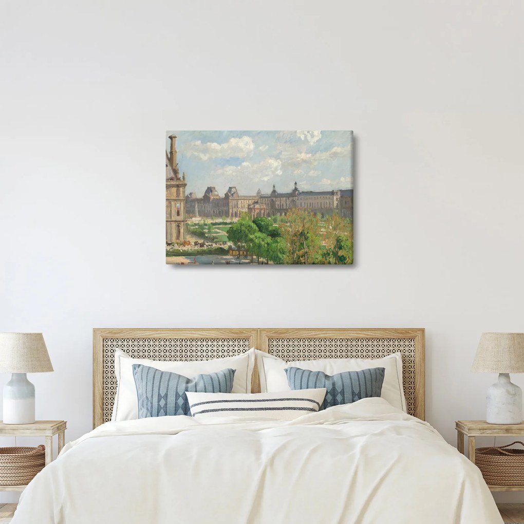 Kép - Camille Pissarro, Place du Carrousel, Paris, reprodukciók (70x50 cm)