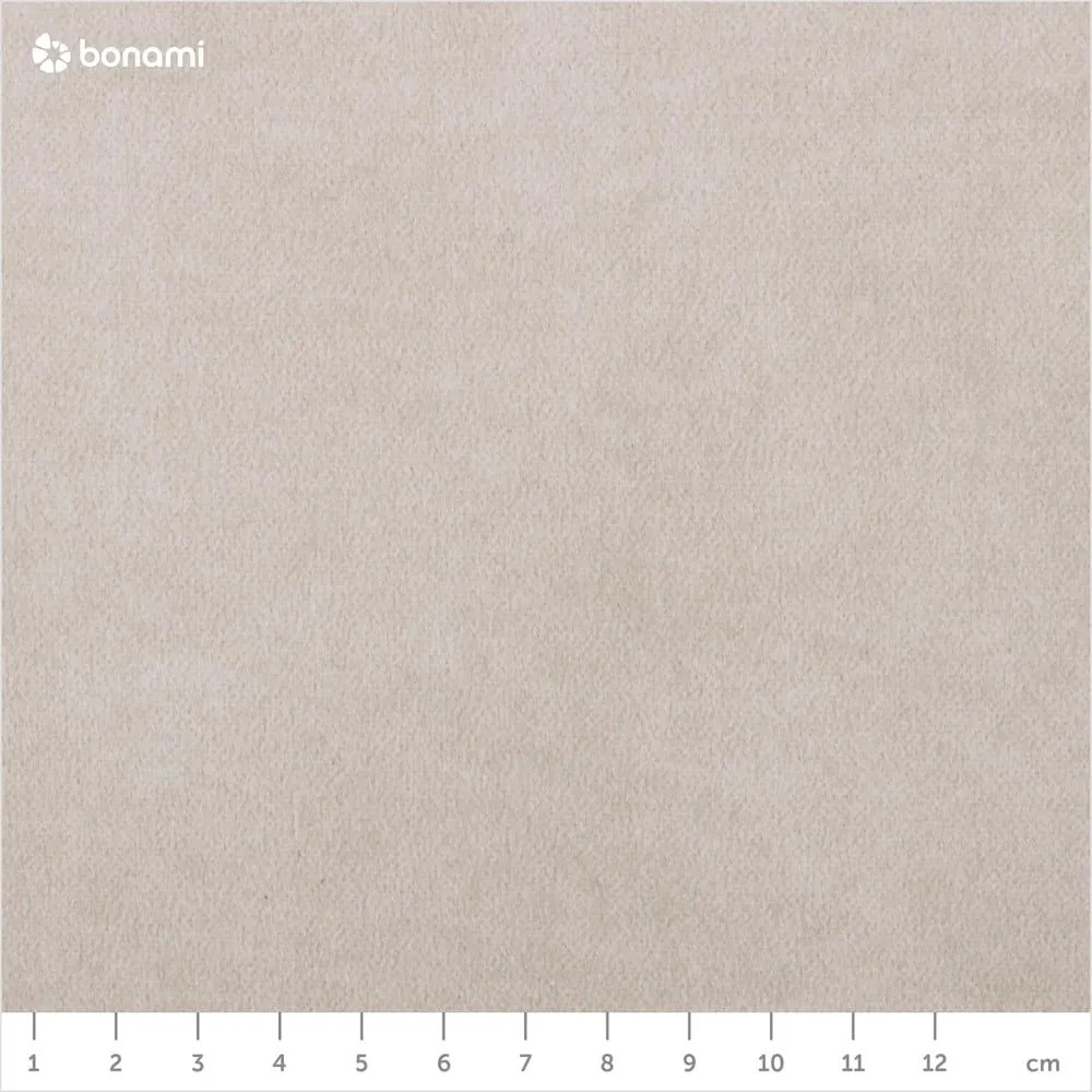 Bézs kárpitozott franciaágy ágyráccsal 200x200 cm Tulsa – Ropez