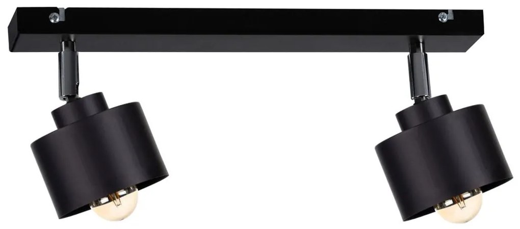 Keter Lighting Spotlámpa SIMPLY BLACK 2xE27/60W/230V KE0074