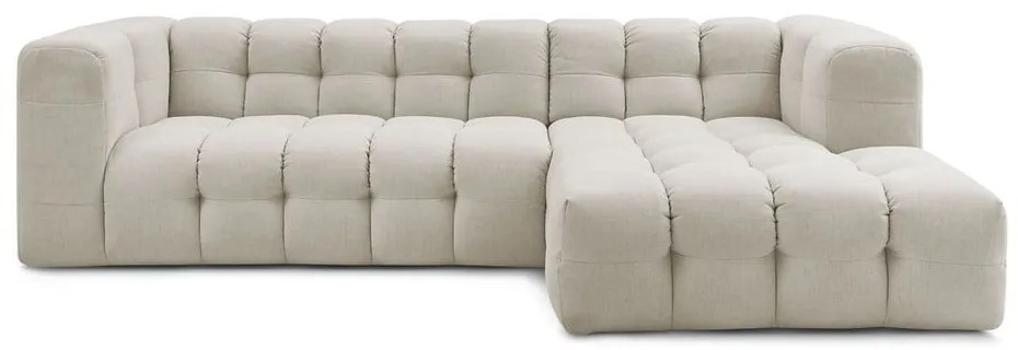 Bézs sarokkanapé (jobb oldali) Cloud – Bobochic Paris