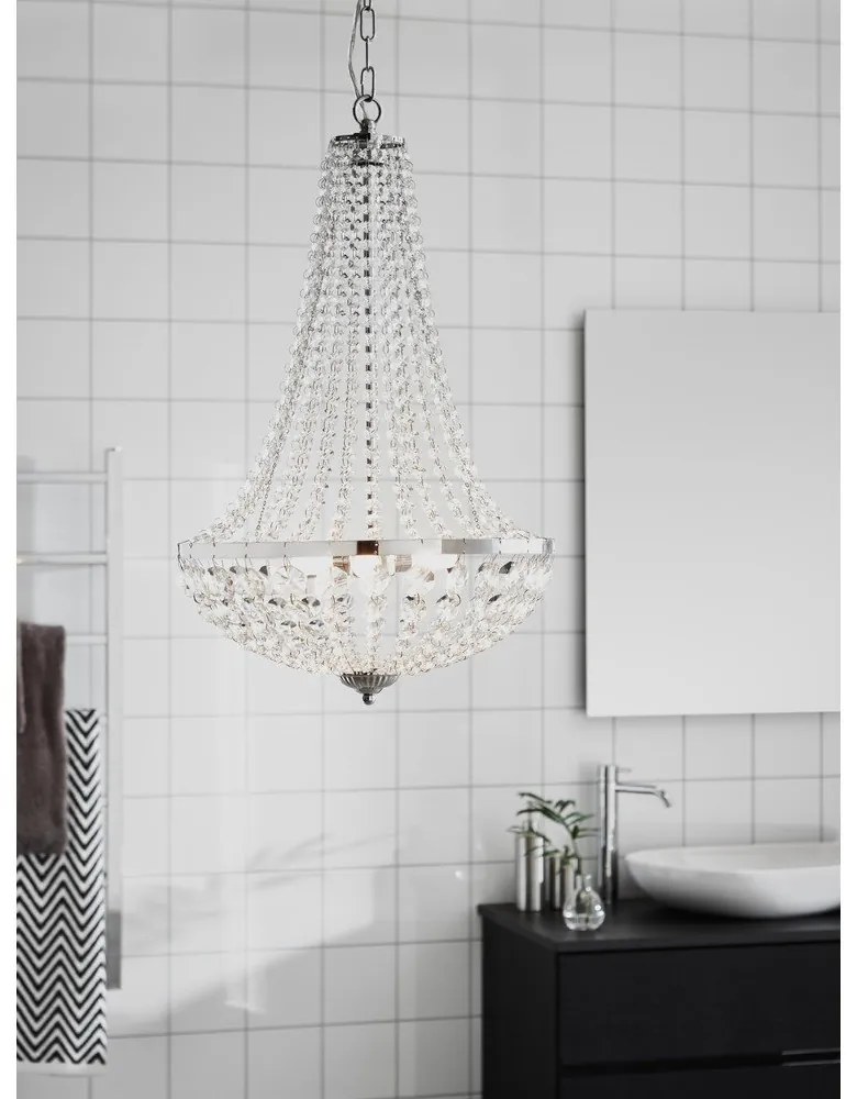 Ezüstszínű függőlámpa ø 40 cm Gränsö – Markslöjd