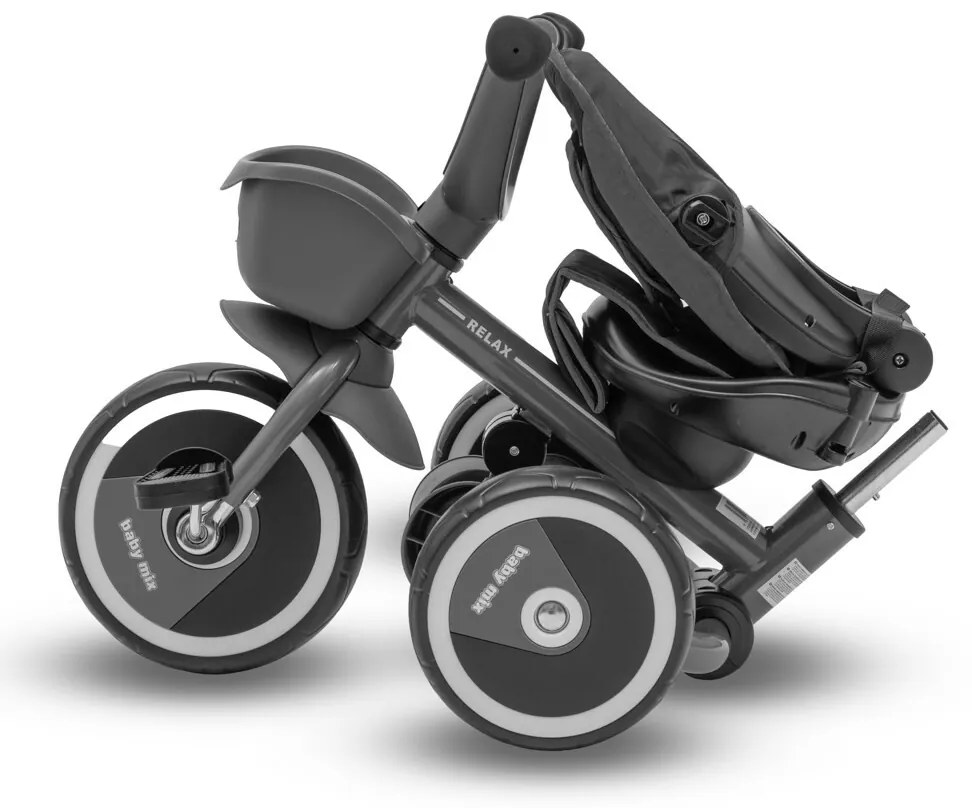 Baby Mix Relax 365° 5 az1-ben tricikli, szürke