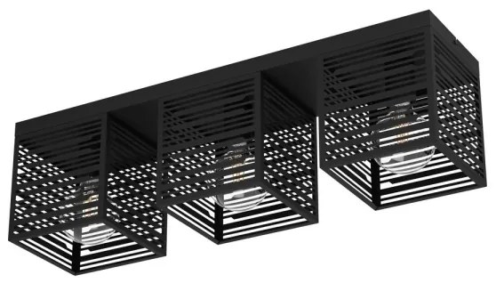 Eglo 900357 - Mennyezeti lámpa PIEDRITAS 3xE27/40W/230V