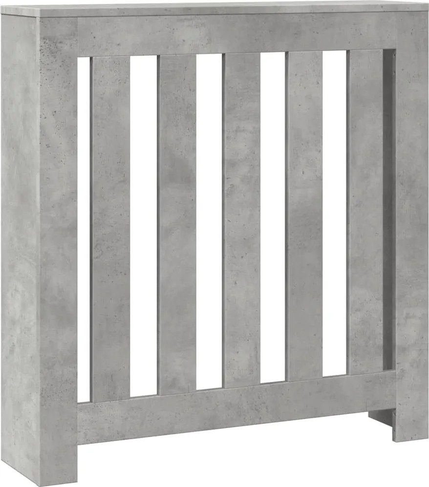 vidaXL betonszürke szerelt fa radiátorburkolat 78 x 20 x 82 cm
