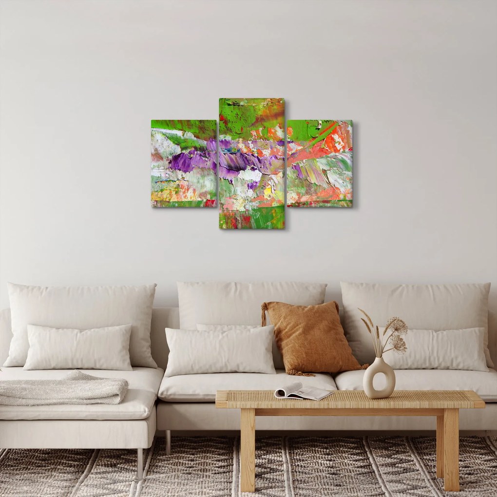 Absztrakció kép - festmény (90x60 cm)