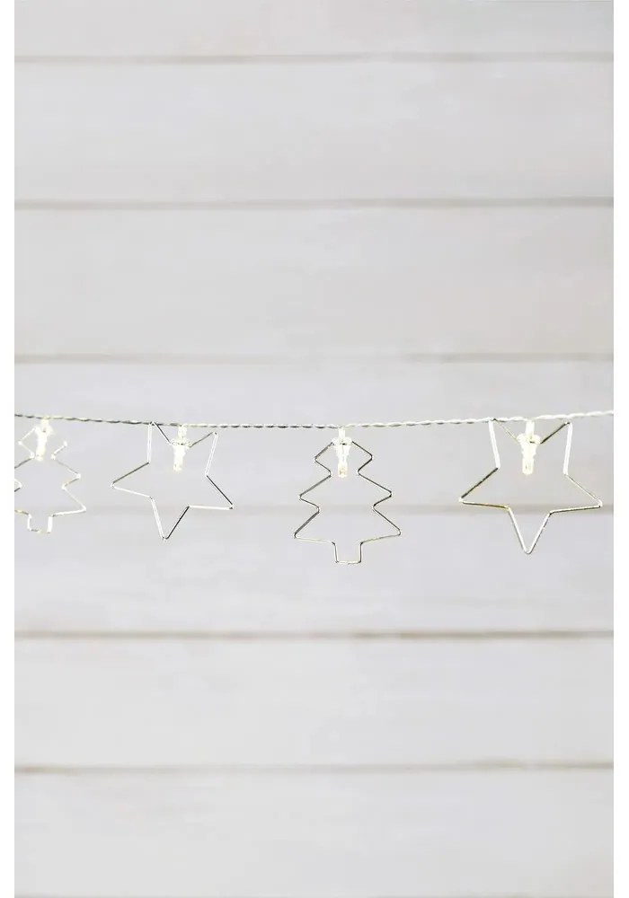 Fényfüzér karácsonyi mintával, izzók száma 10 db, hosszúság 160 cm Tri – Markslöjd