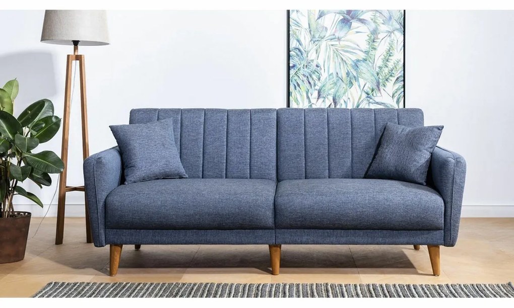 Aqua Dark Blue kinyitható kanapé