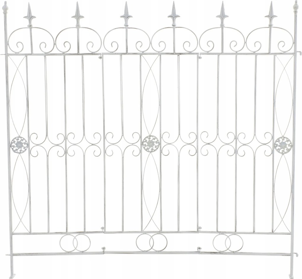 Öntöttvas kerti kerítés Díszes mángold