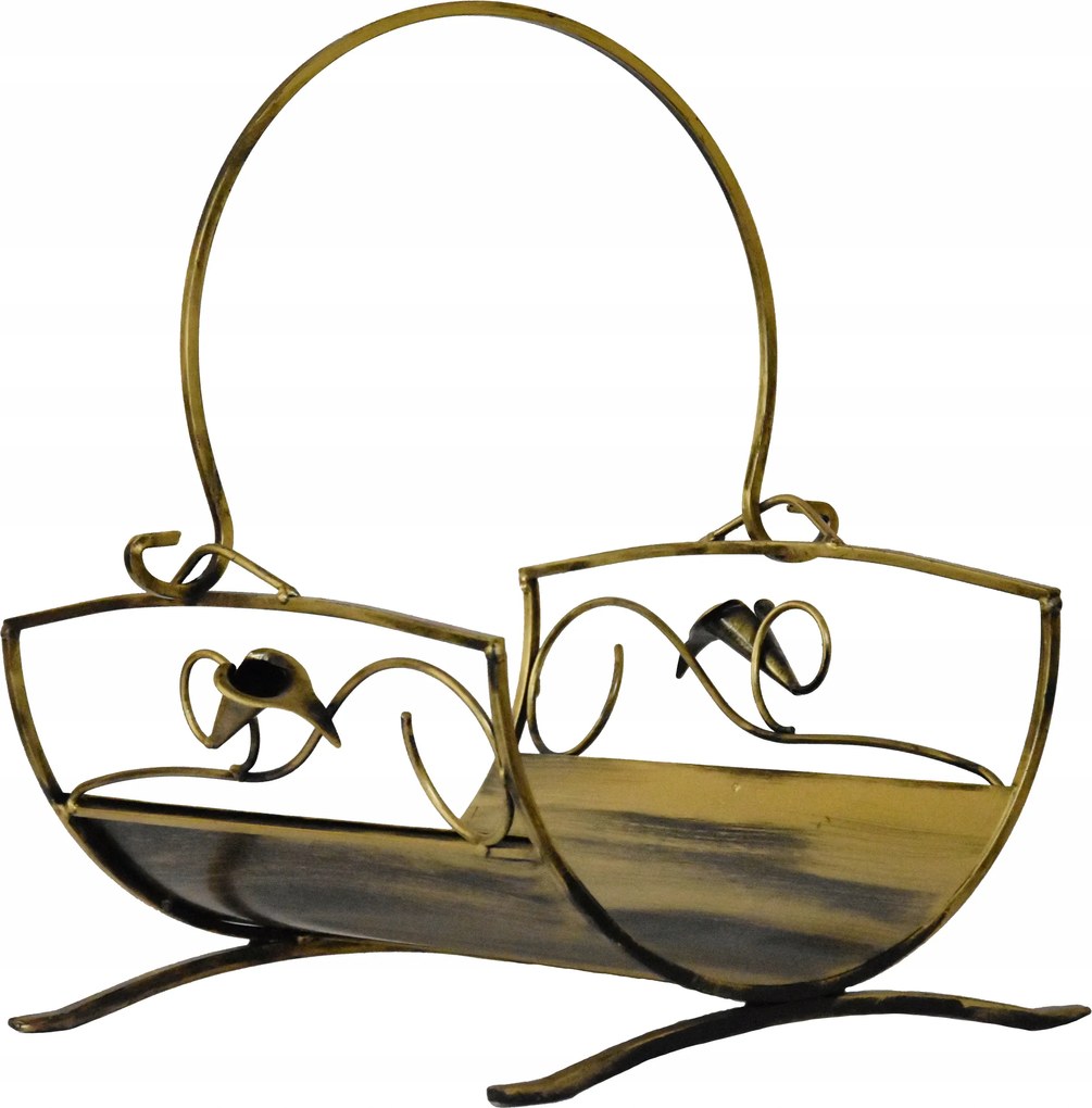 Fa kosár kandallóhoz kandalló kiegészítők hordozható fa állvány